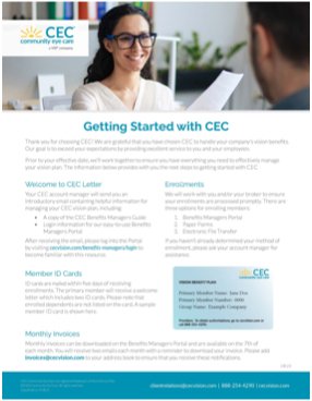 Getting Started with CEC pdf thumbnail 