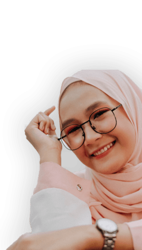 girl with glasses smiling 
